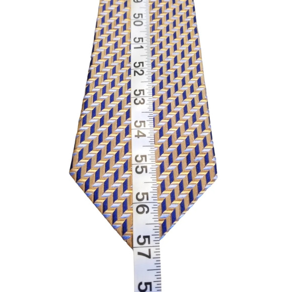 Geoffrey Beene Block Silk Tie - Picture 2 of 4